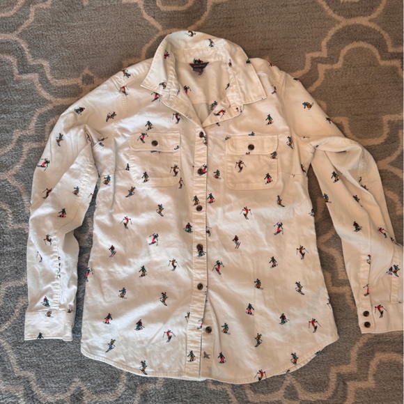 Vintage Eddie Bauer Skiing Shirt - Picture 1 of 4